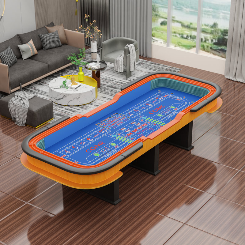 INO Design Color INO Design 137'' 10 Player Foldable Craps Table